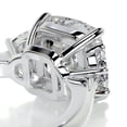 thumbnail image 3 of Edge Jewel Wedding Ring - 14K White Gold Plated Moissanite Ring for Her - Cushion Cut Excellent 2 Ct Moissanite Ring - Three Stone Ring for Women - Engagement and Wedding Jewelry, 3 of 3