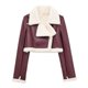 thumbnail image 5 of HH TRAF Chaquetas cortas de invierno para mujer, abrigos de manga larga con cuello vuelto y cremallera en 7 colores, chaquetas elegantes de calle para mujer, 5 of 5
