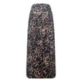 thumbnail image 4 of Long Skirts for Women Leopard Print Fishtail Maxi Skirt with Fit Elegant Floor Length Womens Summer Clothes Coffee L, 4 of 4