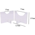 thumbnail image 2 of Baseball Bat Display Holder Rack Horizontal Desktop Stand Mount, Transparent, 2 of 4
