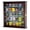 Cherry, variant on Mirror Backed and 4 Glass Shelves Shot Glass Display Case Cabinet