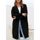 thumbnail image 4 of Suéter Cardigan PRETTYGARDEN Otoño para Mujer Negro Talla XL, 4 of 8
