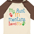 thumbnail image 4 of Inktastic My Aunt in Montana Loves Me Boys or Girls Long Sleeve Baby Bodysuit, 4 of 5