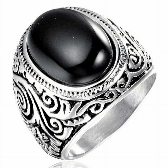 Onyx ring, raw emerald cut black onyx ring set in sterling silver, onyx engagement ring, onyx ring in gold, onyx ring rose gold
