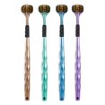 thumbnail image 2 of Soft Bristle Toothbrush Set 4 Pack, Silicone Handle Manual Toothbrushes for Deep Cleaning and Gum Care, Ergonomic Nonslip Grip Toothbrush with Fine Soft Bristles for Family and Travel Oral Care, 2 of 6