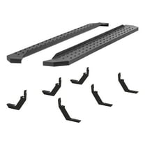 ARIES 2055533 RidgeStep Black Steel 6-1/2 x 85-Inch Truck Running Boards, Select Chevrolet Colorado, GMC Canyon