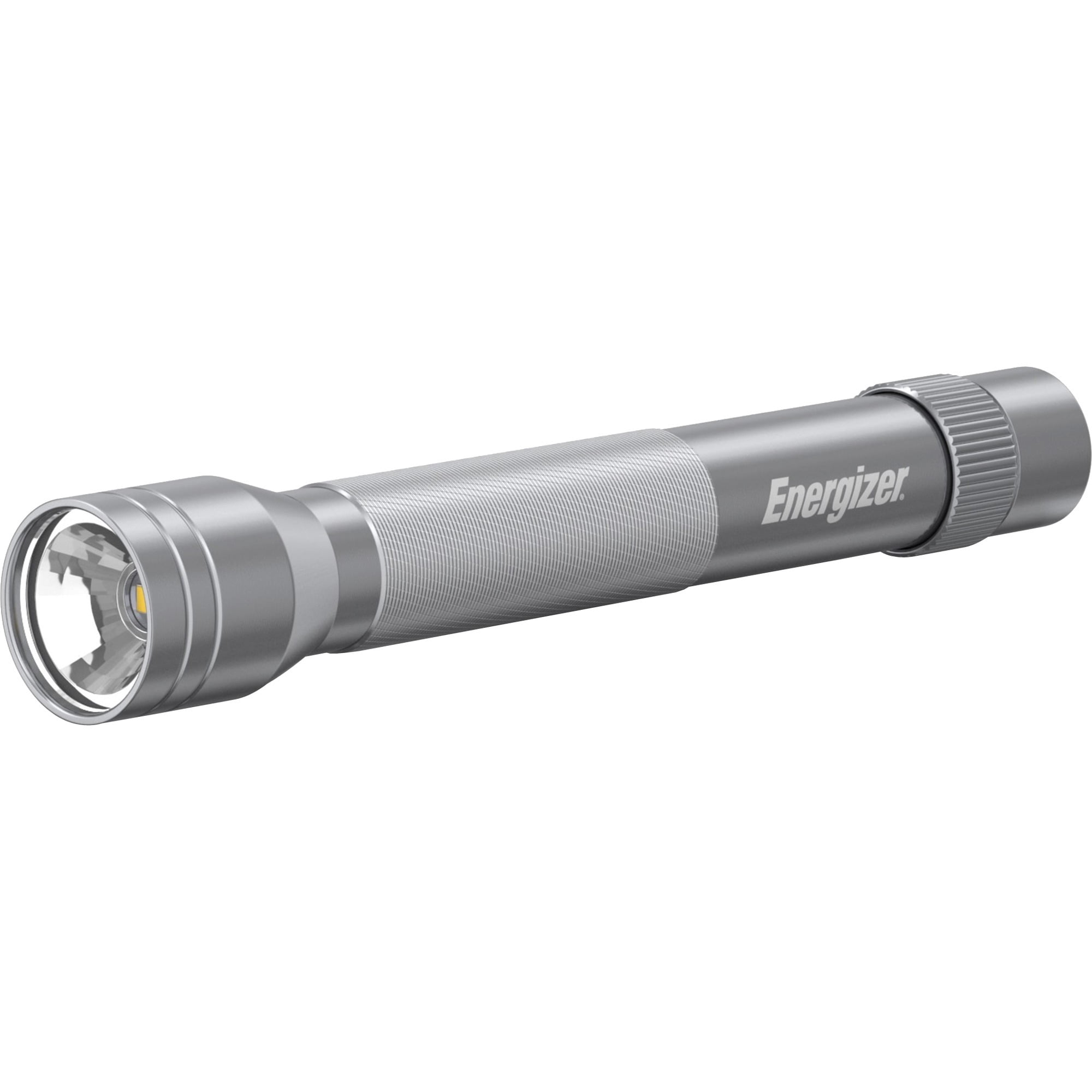 Energizer LED Metal Flashlight with Batteries, Silver