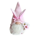 thumbnail image 1 of G Easter Bunny Gnome Doll Plush Decorations Holiday Home Decor Standing Rabbit Carrot Faceless Doll Gift For Spring Party Size 9.06X3.94X2.36 Inch, 1 of 3