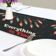 thumbnail image 4 of Yayeee Table Runner 90 inches Long Home Kitchen Dinning Party Decoration, Black Christmas Light, 4 of 7