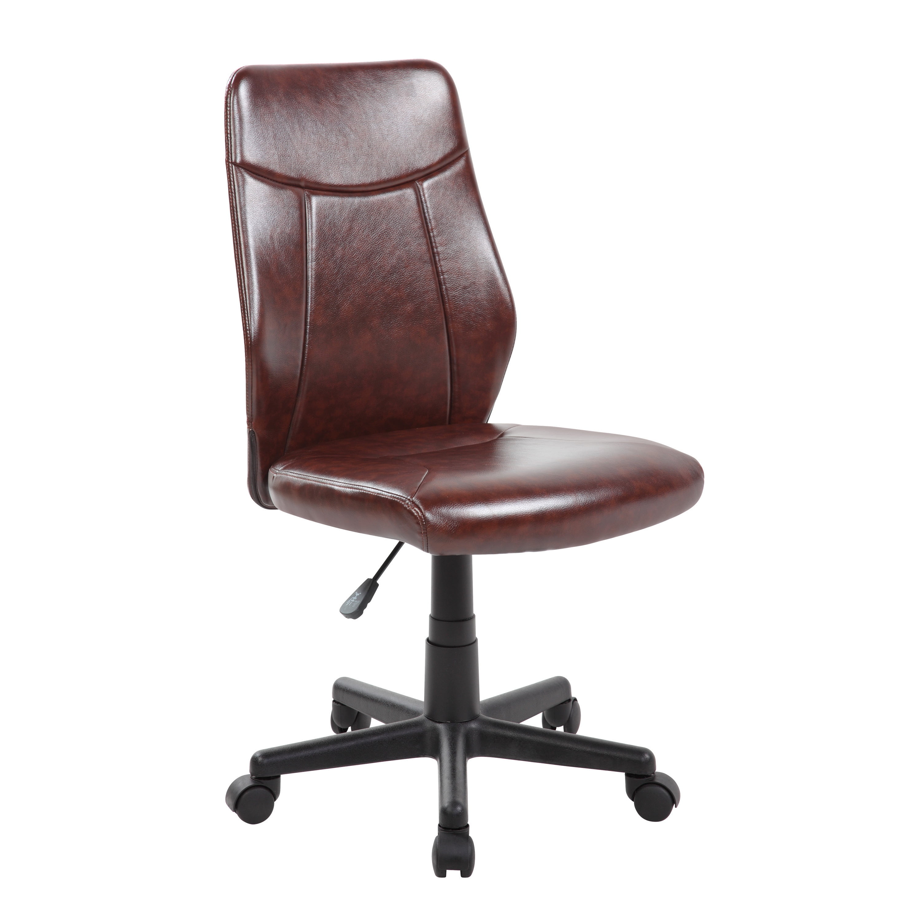 United Chair Industries Llc Pu Modern Ergonomic Mid Back Armless Executive Computer Desk Task Office