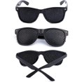 thumbnail image 3 of Pinhole Glasses Black Hole Glasses Mesh Glasses With Foldable Temples For Eye Training For Relaxation, 3 of 3