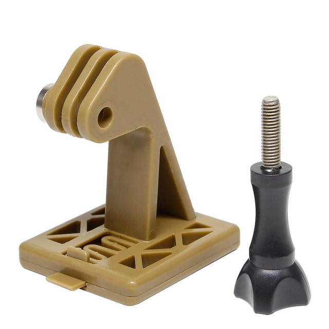 Soporte de montaje adaptador fijo portátil para cámara de casco para accesorios de deportes al aire libre 5 uds
