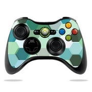 MightySkins MIXB360CO-Hexagon Tiles Skin for Microsoft Xbox 360 Controller Case Wrap Cover Sticker - Hexagon Tiles
