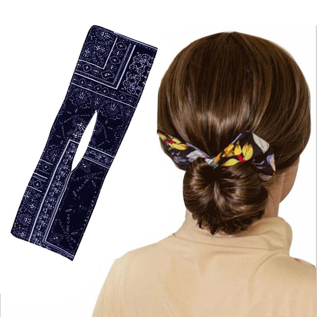 Banda para el cabello, de cabellero de moda para mujer, diadema de alambre anudado , Clip de tela Multicolor elegante, herramienta de - Salvador cintas para el pelo