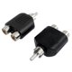 thumbnail image 1 of RCA AV Audio Separador Adaptador De Enchufe 1 Macho a 2 Hembra 2 Piezas, 1 of 1