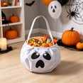 thumbnail image 4 of Halloween Decoration Indoor Outdoor Clearance Under $5.00! Thanksgiving Fall Decorations for Home, Halloween Candy Bag Ghost Face Halloween Decorative Tote Bag, 4 of 6