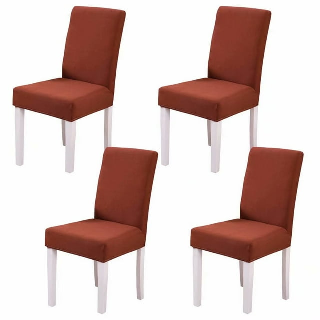 4PCS Stretch Removable Washable Dining Room Chair Protector Slipcovers/Home Decor Dining Room Seat Cover Multiple Styles