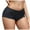 Black, variant on WUANDIXFA Womens Swim Shorts Tummy Control Womens Swim Board Shorts High Waisted Bathing Suit Bottoms Boy Shorts Adjustable Ruched Side Bikini Shorts Black,M