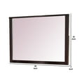 thumbnail image 5 of Fang 50 Inch Rectangular Dresser Mirror, Wood Frame, Dark Cherry Brown, 5 of 5