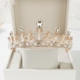 thumbnail image 4 of TABLETREANDS Tiara De Novia Con Cristal Y Aleación Para Vestido De Y Duradera, 4 of 6