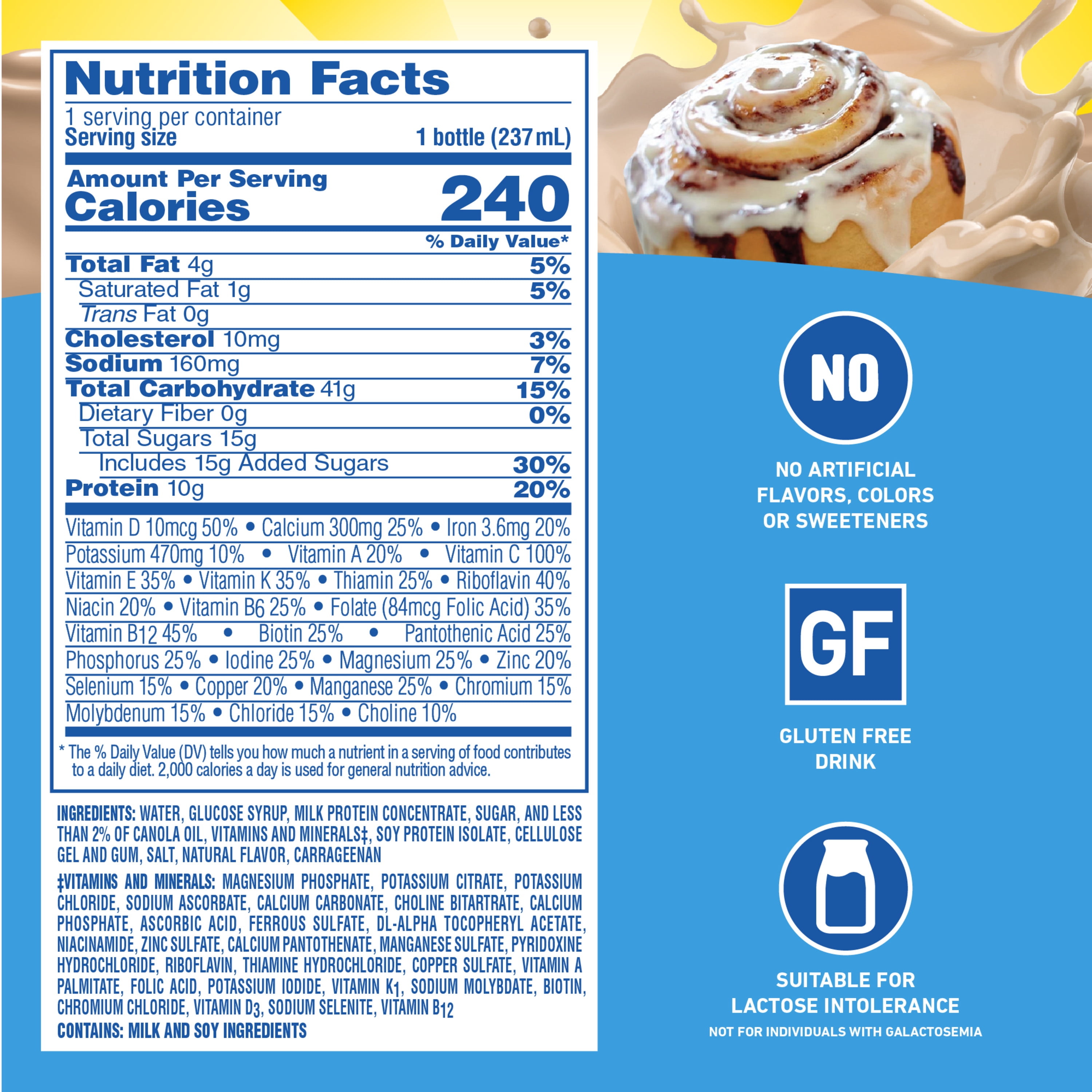 Buy Carnation Breakfast Essentials® Cinnabon® Bakery Inspired Flavored