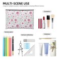 thumbnail image 3 of Rocae Lilies Flowers for Cosmetic Bags for Women Paper Reusable Cosmetic Bag Travel Toiletry Organizer Capacity Multipurpose Zipper Pouch, 3 of 8