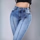 thumbnail image 4 of Pantaló Super Skinny Savi Jeans tono Azul Cadera Alta Mujer, 4 of 7