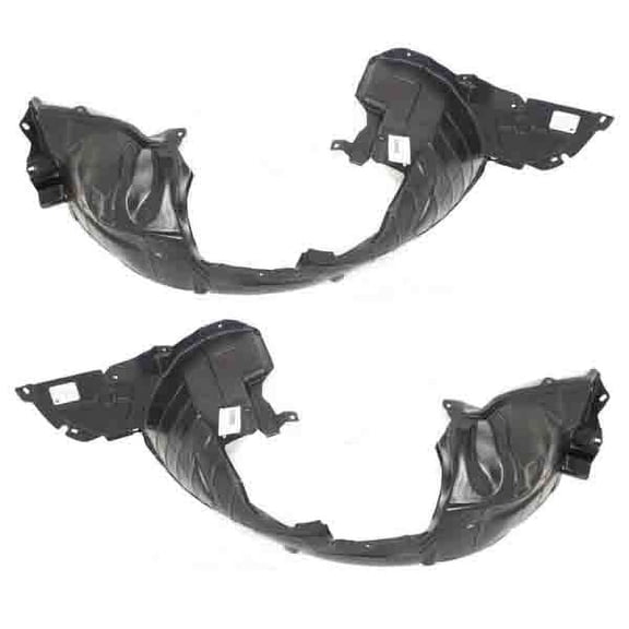 For 07-12 Versa Front Splash Shield Inner Fender Liner Panel Left Right PAIR SET