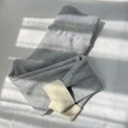 thumbnail image 5 of Gibobby Big And Tall Ropa interior larga de seda para mujer de cintura alta gruesas de felpa para mujer, mallas ajustadas cálidas de lana de para mujer (Gris, One Size), 5 of 5