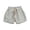 Green, variant on Kids' Elastic Waist Striped Shorts Drawstring Casual Shorts with Button Detail