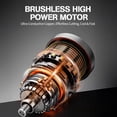 thumbnail image 5 of Electric Brushless Cordless Angle Grinder, 21V 8Ah Angle Grinder Tool Cutting Tool with 2 Batteries, Charger, and 5 Types Cutting Discs for Cutting, Polishing, Grinding, and Rust Removal, 5 of 7