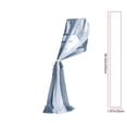 thumbnail image 3 of AUNVITO Chair Back Sash Drape Wedding Banquet Decor, 2-Piece Two-Tone Color Organza Bow Sash for Hotel Ceremony Reception Decoration, 1 Set, 3 of 5