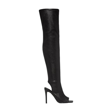 

Rdeuod Tall Boots For Women Black High-Heeled Elastic Over-The-Knee Women S