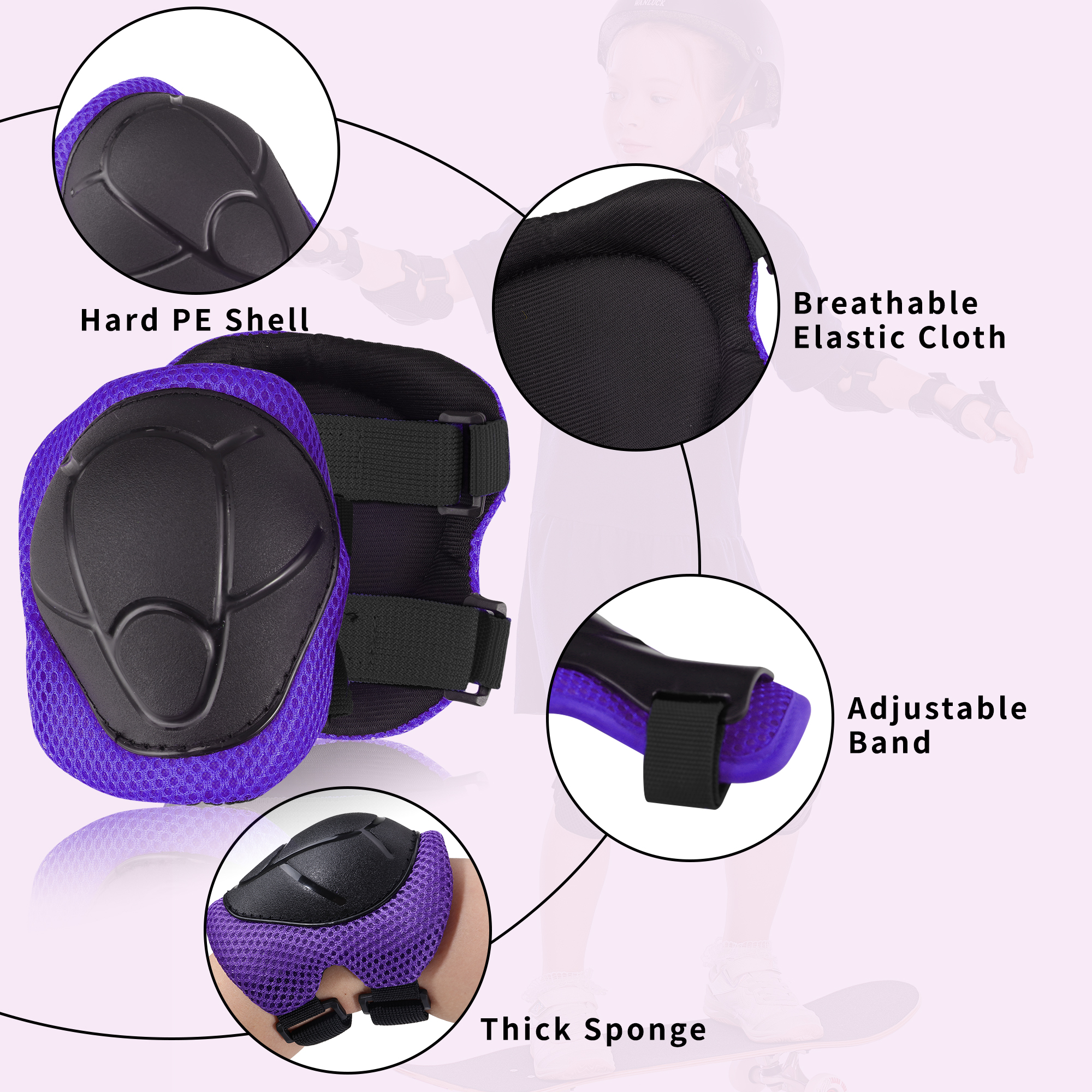 YouLoveIt Children Bike Helmet Toddler Bicycles Helmets For Boys Girls Adjustable Cycling Multi-Sport Child's Helmet for Football Roller Skating Scooter