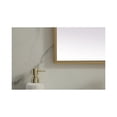 thumbnail image 6 of MR42436BR-Elegant Decor-Eternity - Metal Frame Rectangular Mirror In Modern Style-36 Inches Tall and 24 Inches Wide-Brass Finish, 6 of 10