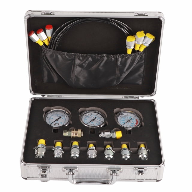 Portable Hydraulic Pressure Test Kit Hydraulic Equipment Tester Pressure Testing Tool