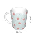 thumbnail image 2 of Yiaed Strawberry Print Ceramics Coffee,Large Handle Design,Extra Large Tea and Coffee Cup for Office and Home Mugs, 2 of 6