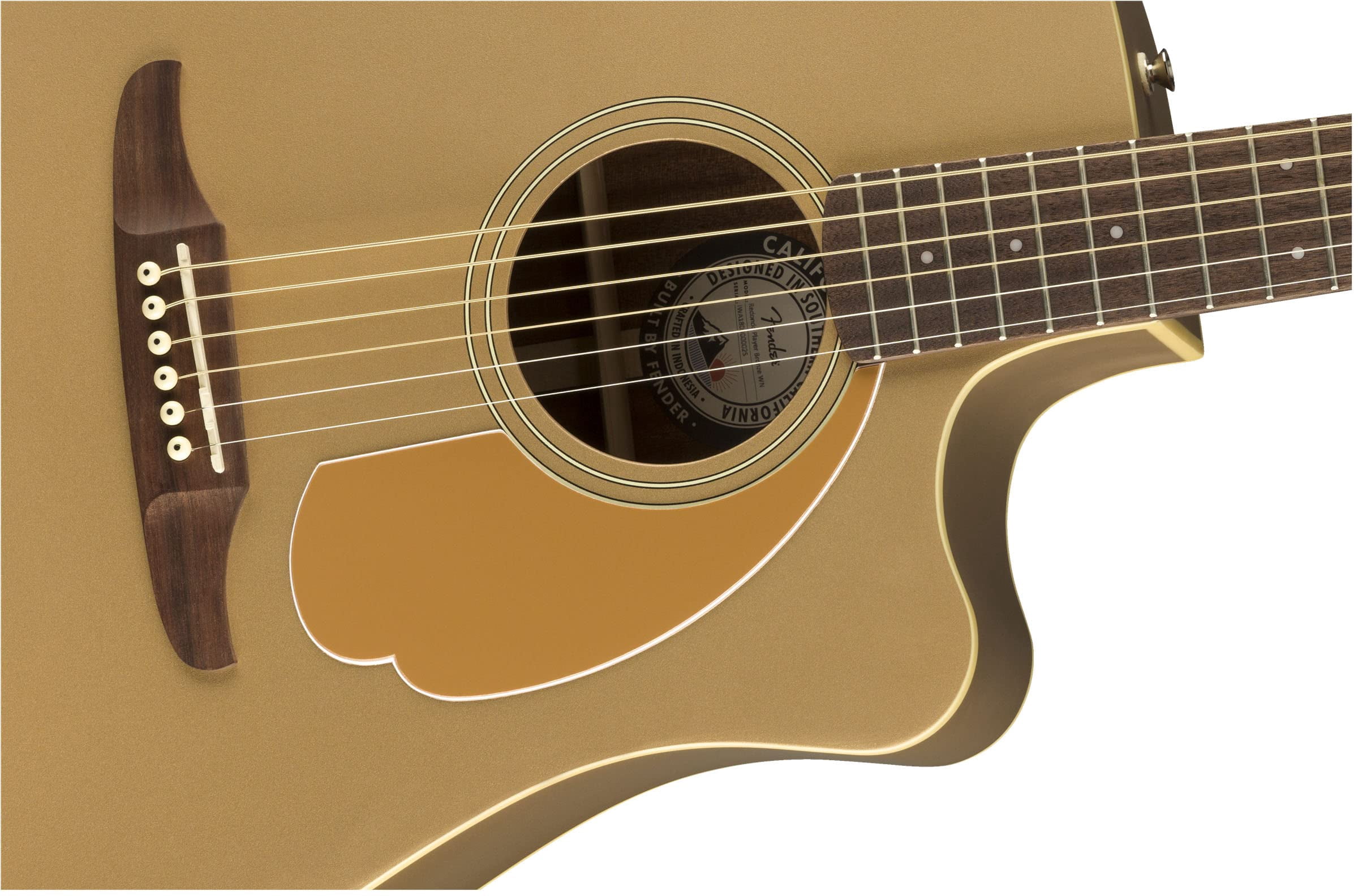 Fender Redondo Player Acoustic-Electric Guitar - Bronze Satin w/ Gig Bag