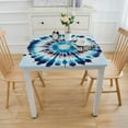 thumbnail image 3 of HAOXIT Fitted with Elastic Table Cover Fitted s for Tables Reusable Table Cloth for Indoor and Outdoor White, 3 of 7
