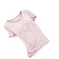 thumbnail image 1 of FAIWAD T-Shirts Rembourrés pour Femmes avec Soutien-Gorge Intégré, Manches Courtes, Col Ras du Cou, Hauts de Pyjama Légers et Confortables, 1 of 9