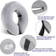 thumbnail image 3 of Collar inflable protector, cono inflable cómodo para perros y gatos, cono suave para perros después de la cirugía, collar de recuperación para mascotas que evita que los perros muerdan y arañen, 3 of 8