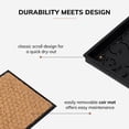 thumbnail image 5 of Natural & Recycled Rubber Boot Tray with Tan Coir Insert, 5 of 8