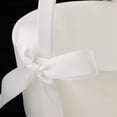 thumbnail image 3 of Cesta para niña de las flores de boda con lazo, decoración, proveedor de artículos para fiestas Beige, 3 of 9
