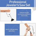 thumbnail image 2 of Tool Set Includes Jewelers Saw Frame Bench Needle Clamp Diamond Needle File Wood Ring Clamp for Jewelry Making, 2 of 5