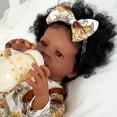 thumbnail image 2 of Muñeca BABESIDE Megan Relike Reborn Black Girl 45 cm con ropa, 2 of 7