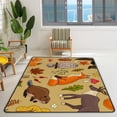 thumbnail image 2 of GZHJMY Soft Foam Nursery Area Rugs Autumn Forest and Animals Non Slip Play Mats for Kids Boys Girls Playing Room Living Room72x48 inch Carpet Runner, 2 of 6