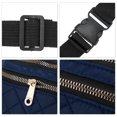thumbnail image 4 of Unique Bargains 1 Pc Fanny Pack Argyle Waist Bag Navy Blue, 4 of 6