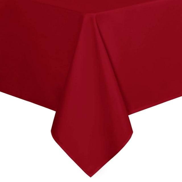 Mantel rectangular Sancua 152 x 305 cm poliéster rojo