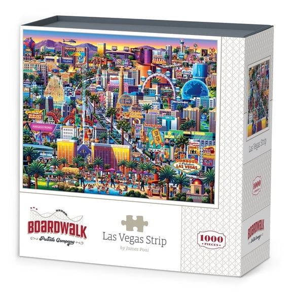 Las Vegas Strip - 1000 Piece Boardwalk Jigsaw Puzzle
