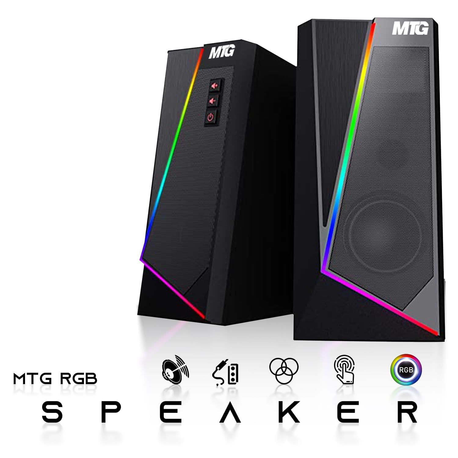 Restored CyberCube Mini PC Bundle,Intel Core i5,16GB RAM,512GB SSD,24 Inch Curved Monitor,RGB Kit,Webcam,Windows 11 Pro (Refurbished)